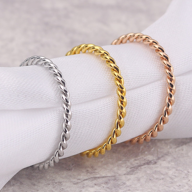 Wedding Zone - Minimalist Stainless Steel Ring Unisex Slim