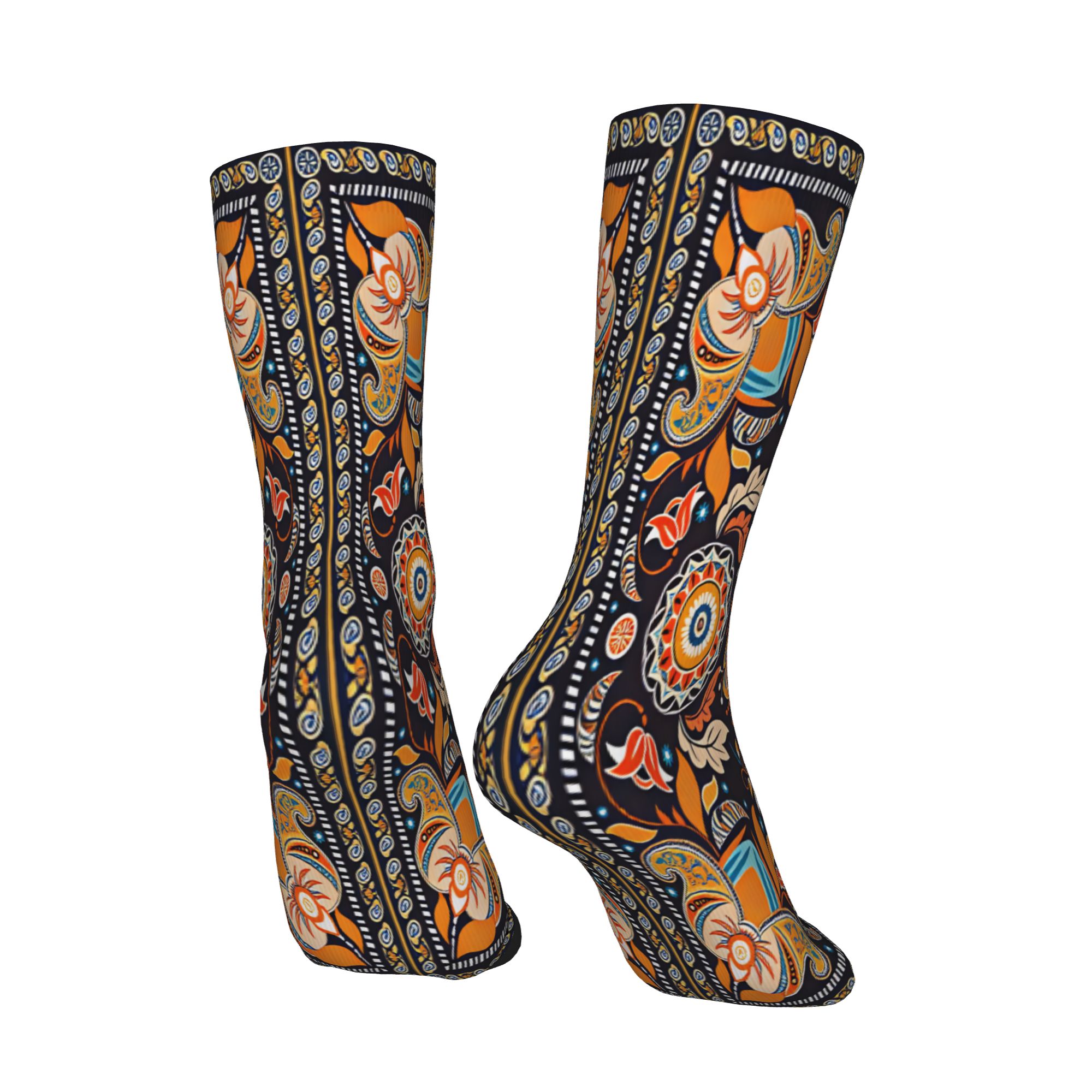 Navy Orange Folk Floral Mandal - đánh giá và giá Good Floral & Wedding Decor Supply Photos