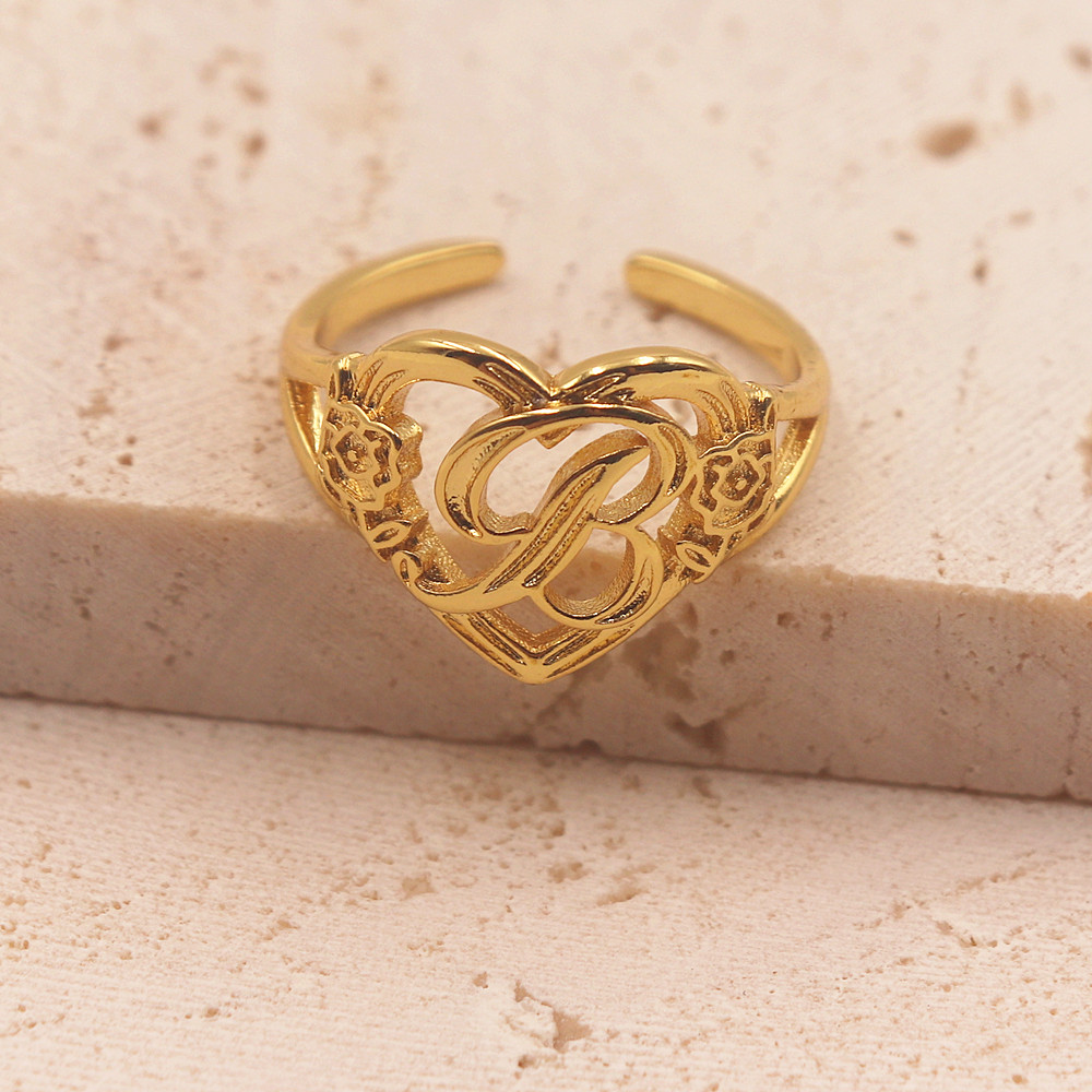 Gold Personalized Initials Hea - đánh giá và giá Wedding Z