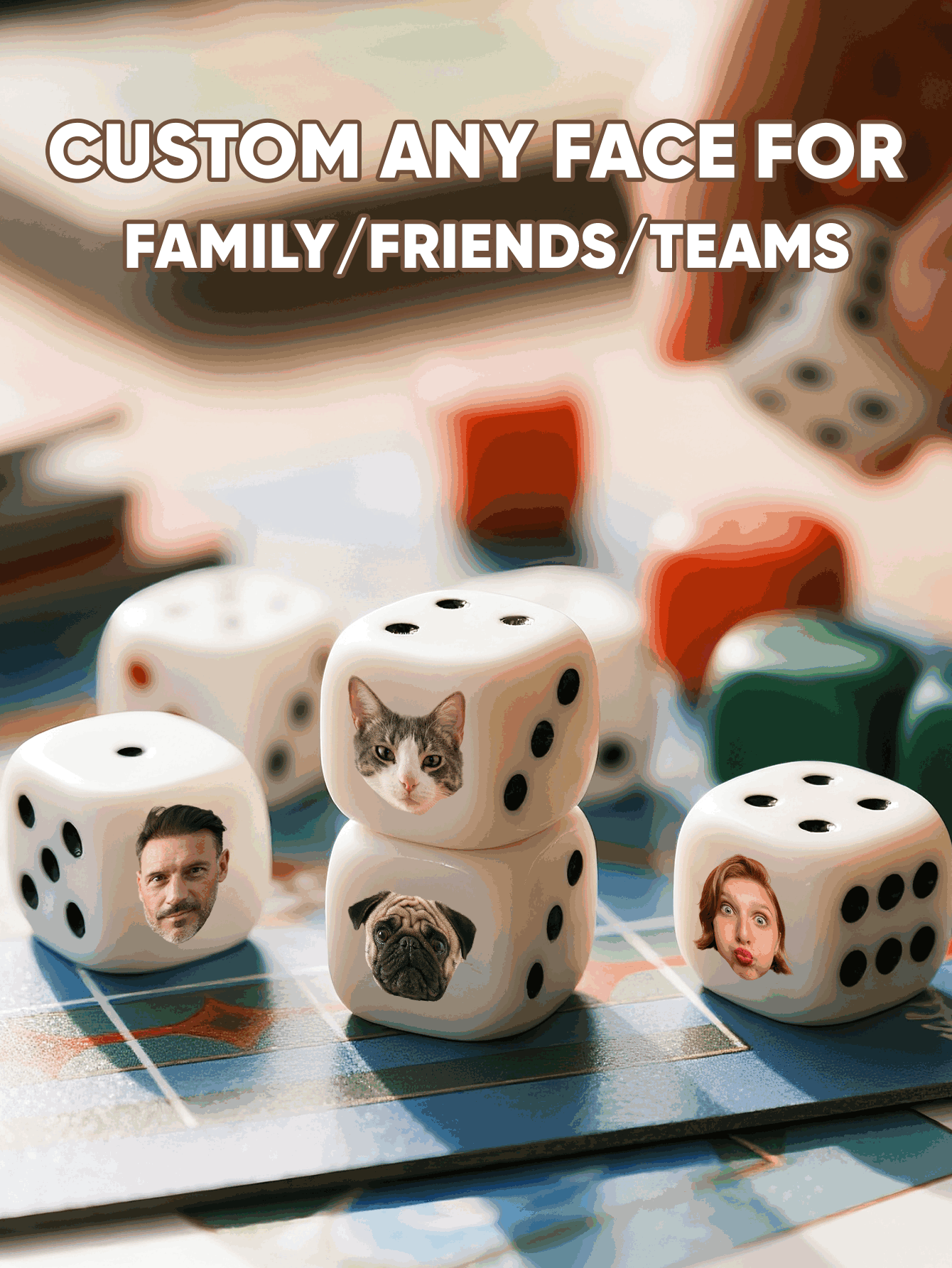 Custom Face Dice Personalized  - đánh giá và giá Wedding Souvenir