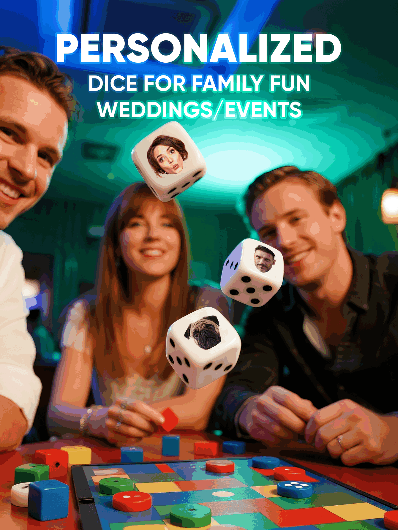 Custom Face Dice Personalized  - đánh giá và giá Wedding Souvenir