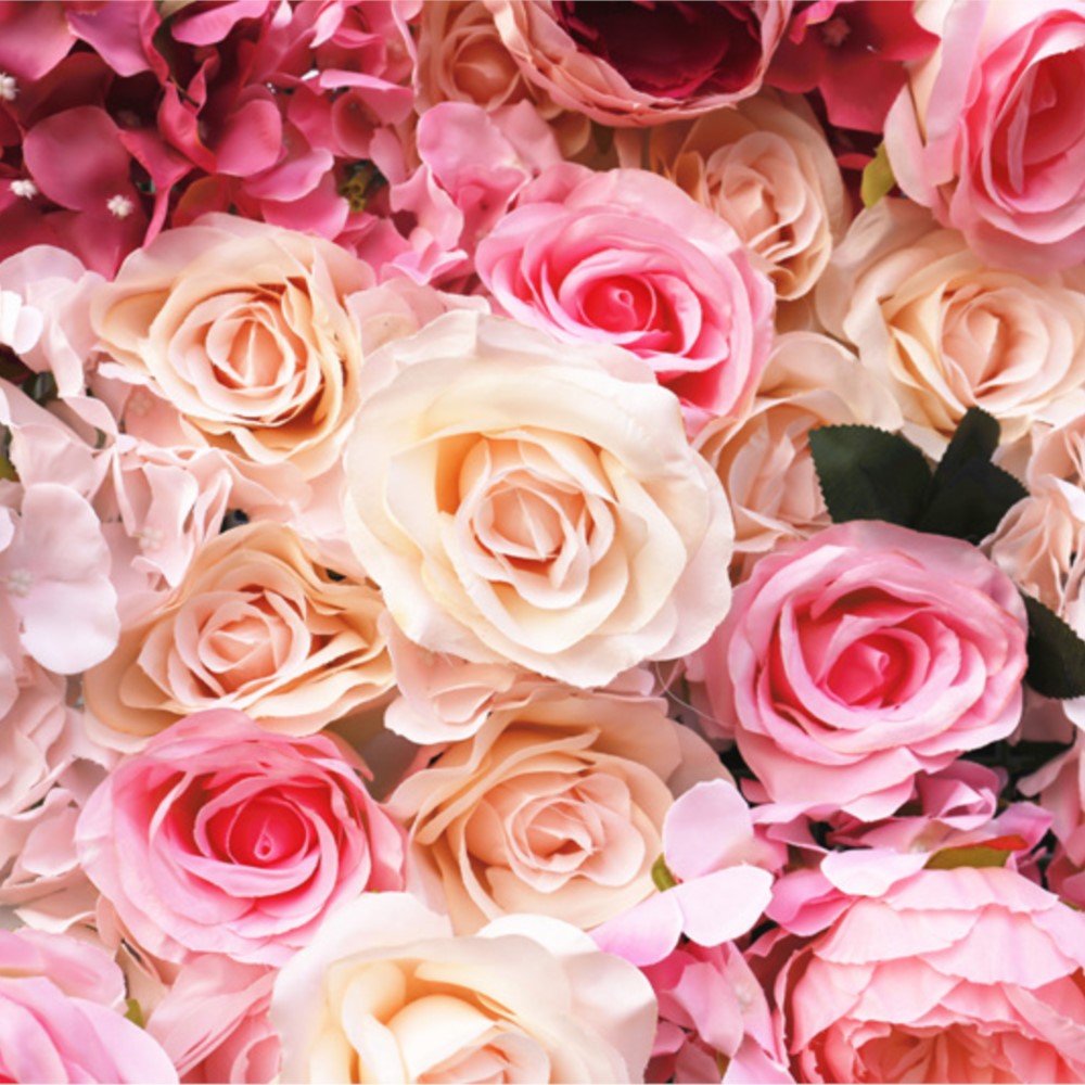 Uflower 5D Gradient Rose Artif - đánh giá và giá Wedding Backdrop Curtain