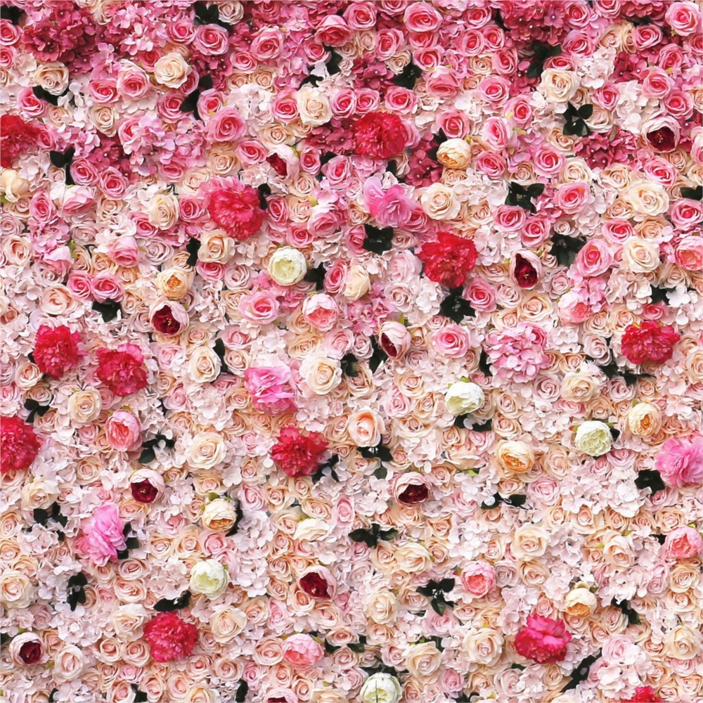 Uflower 5D Gradient Rose Artif - đánh giá và giá Wedding Backdrop Curtain