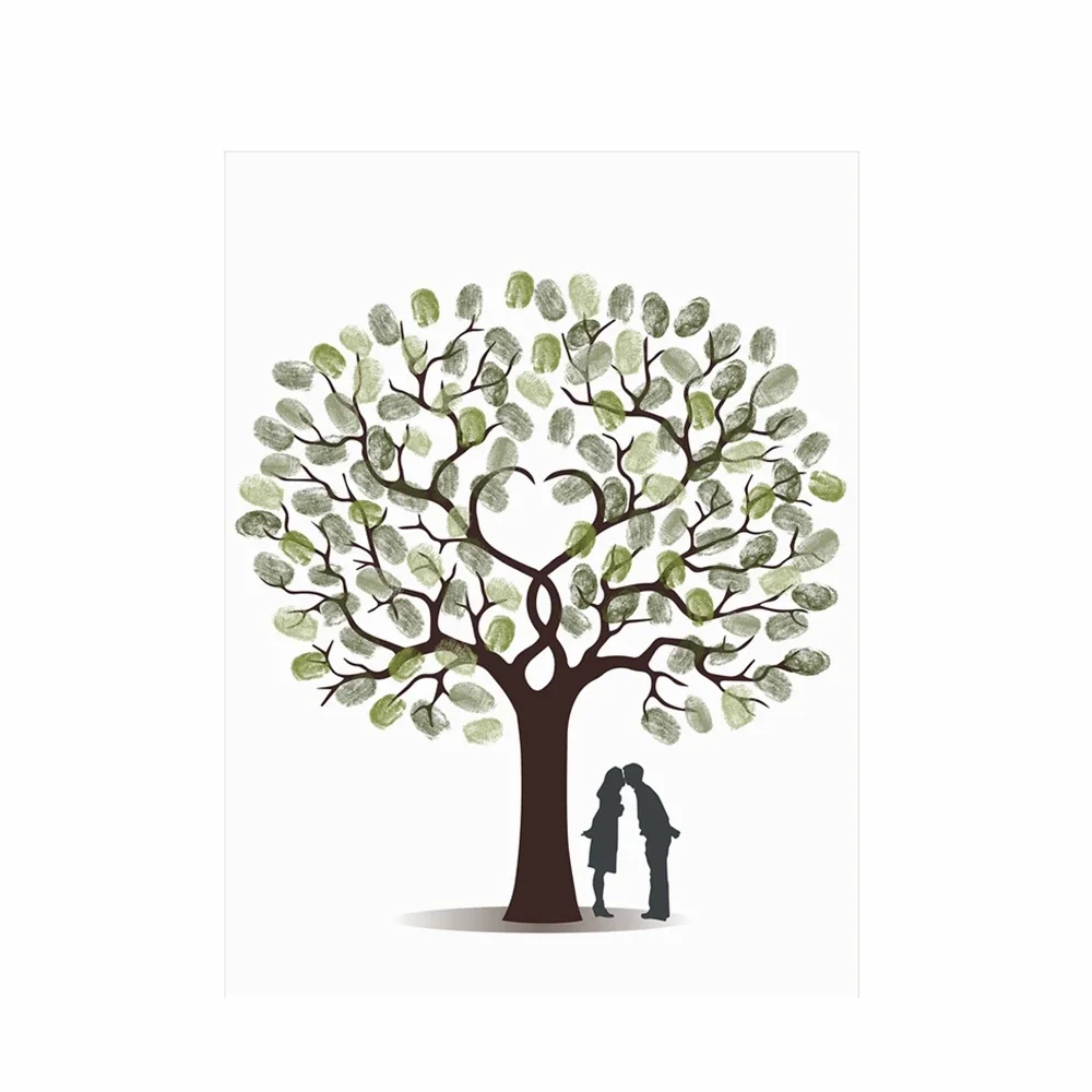 Wedding Fingerprint Tree Canva - đánh giá và giá Wedding Souvenir