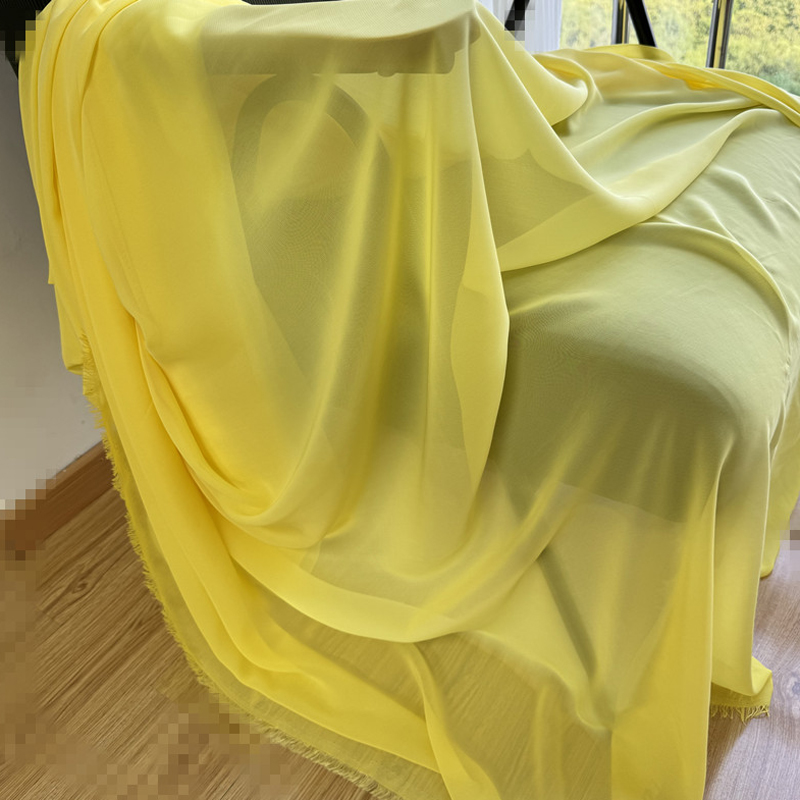 White Yellow Chiffon Fabric Br - đánh giá và giá Wedding Backdrop Curtain