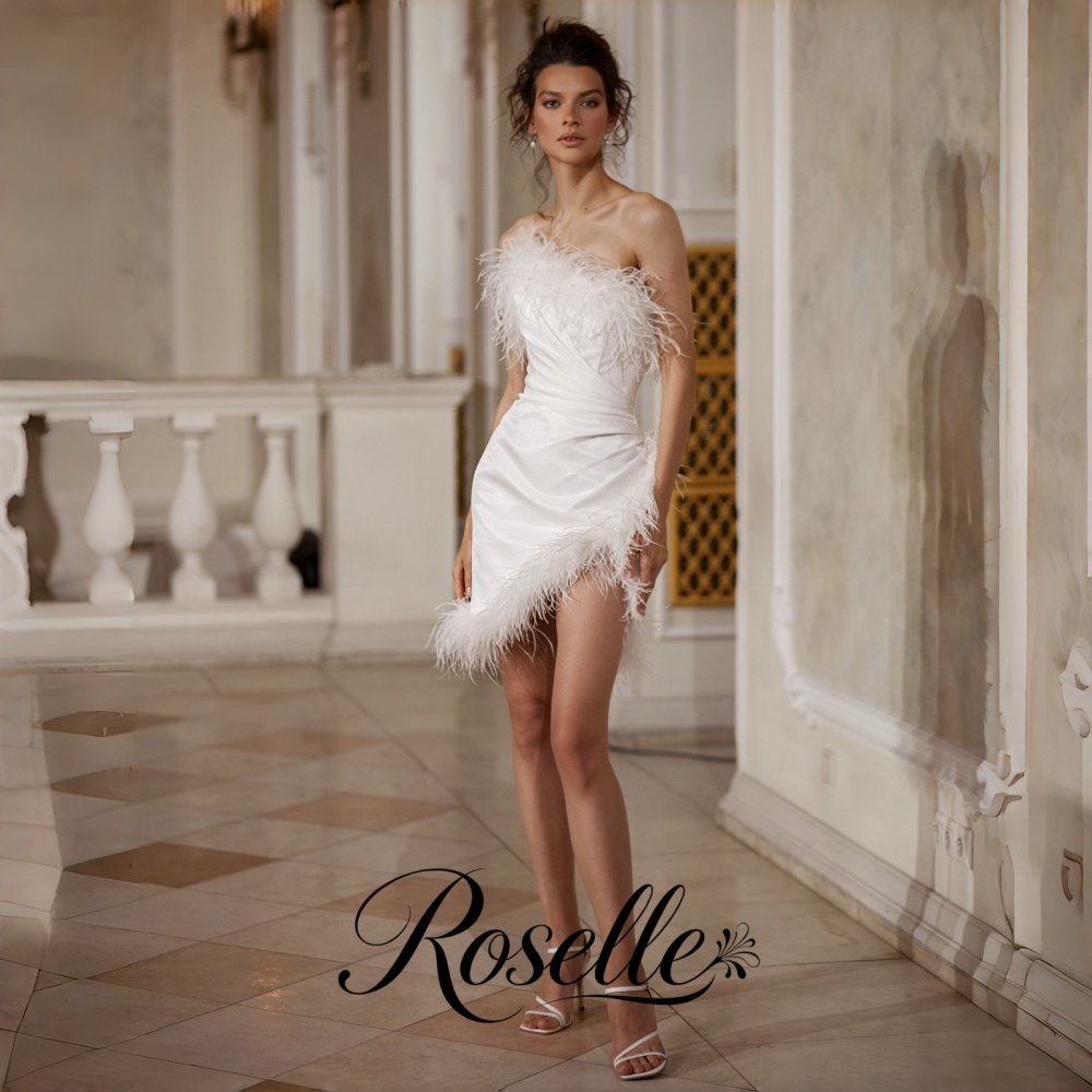 ROSELLE Mini Strapless Sheath  - đánh giá và giá Wedding Qw