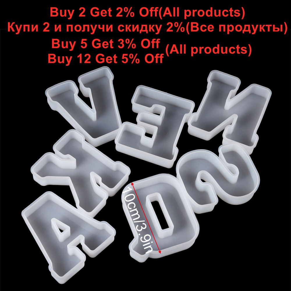 3Sizes A to Z Letter Silicone  - đánh giá và giá Wedding Z