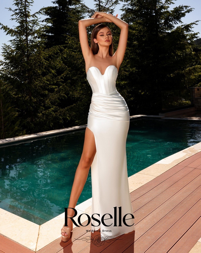 ROSELLE Elegant Sheath Wedding - đánh giá và giá Wedding Qw