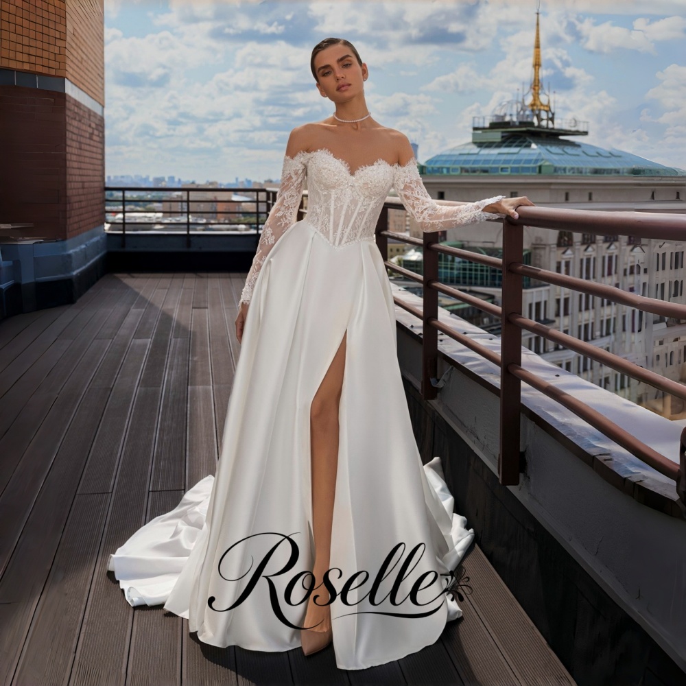 ROSELLE Lace A-Line Exquisite  - đánh giá và giá Wedding Qw