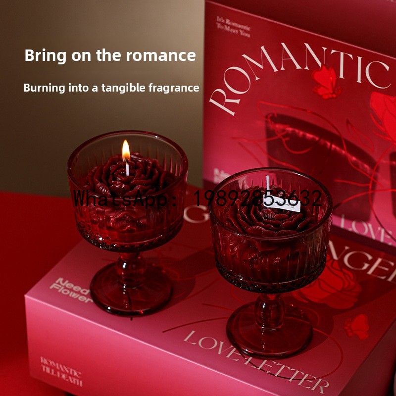 LZ rose scented candle modelin - đánh giá và giá Wedding Souvenir