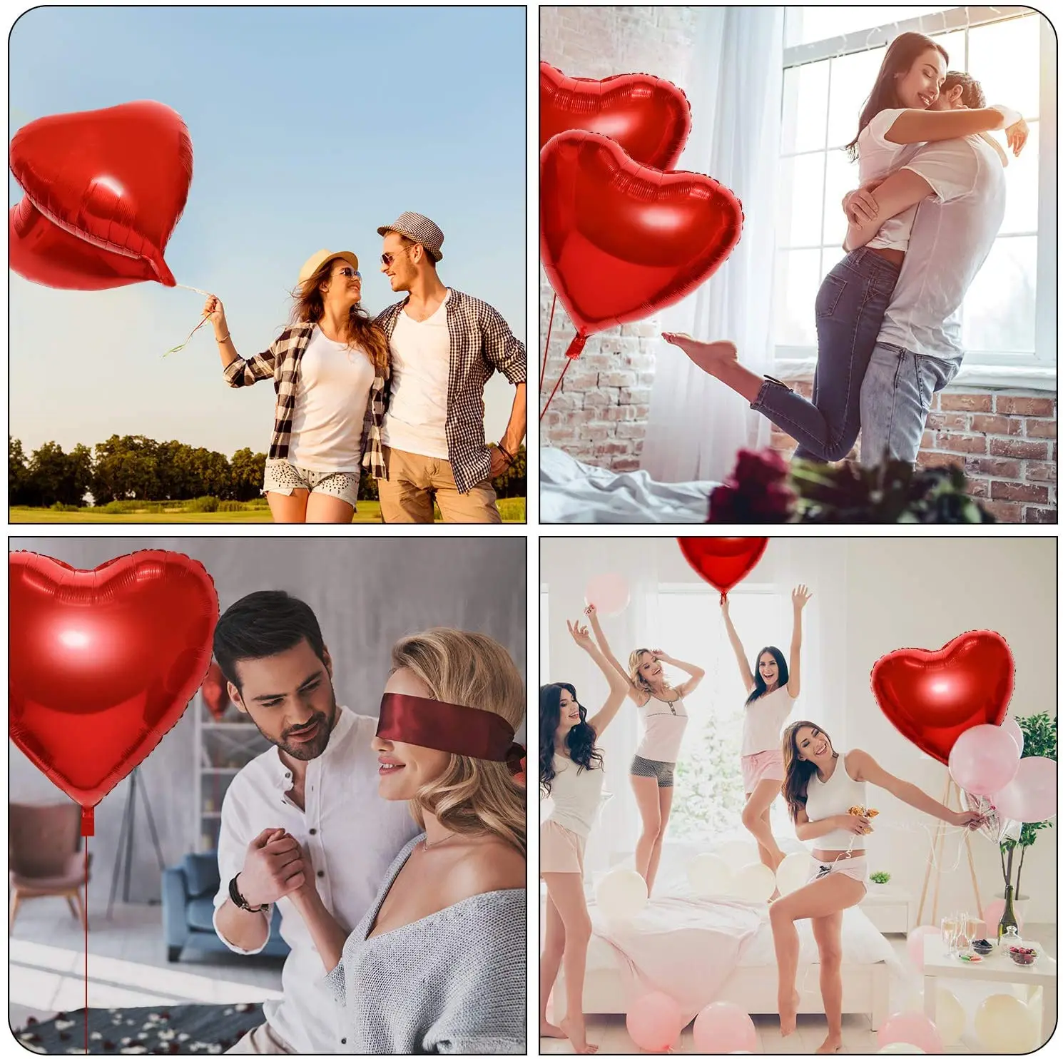 36 Inch Bong Bóng Trái Tim Hìn - đánh giá và giá Wedding Qq